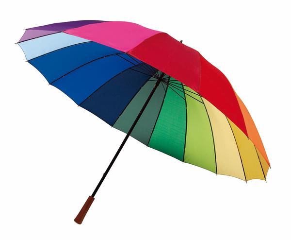 Parasol typu golf RAINBOW SKY, wielokolorowy