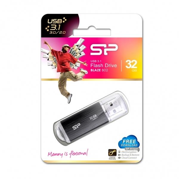 Pendrive Silicon Power Blaze B02 3,1 - czarny