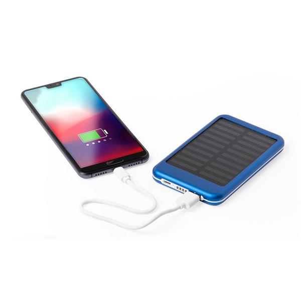 Power bank 4000 mAh, ładowarka słoneczna - V8387-11