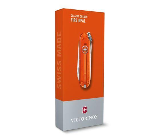 Scyzoryk Classic SD transparentny Victorinox - pomarańczowy