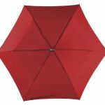 Super płaski parasol składany FLAT, ciemnoczerwony