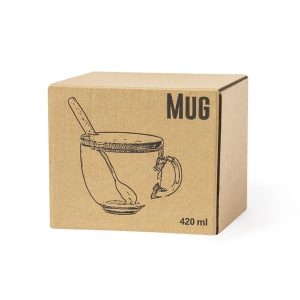 Szklany kubek 420 ml z łyżeczką i wieczkiem - V9396-00.jpg