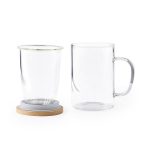 Szklany kubek 450 ml z zaparzaczem i wieczkiem - V9387-00.jpg