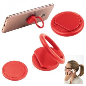 Uchwyt do telefonu plastikowy RED ROSE - czerwony.jpg