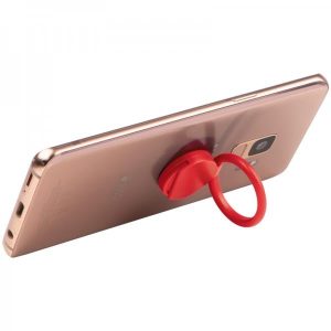 Uchwyt do telefonu plastikowy RED ROSE - czerwony.jpg