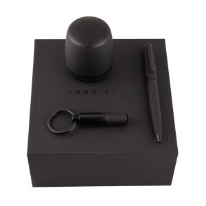 Zestaw upominkowy HUGO BOSS długopis, brelok i głośnik - HAE007L + HAK007L + HSC9744L.jpg