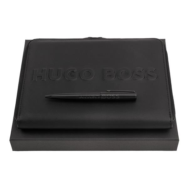 Zestaw upominkowy HUGO BOSS długopis i teczka A5 - HSH2094A + HTM209A