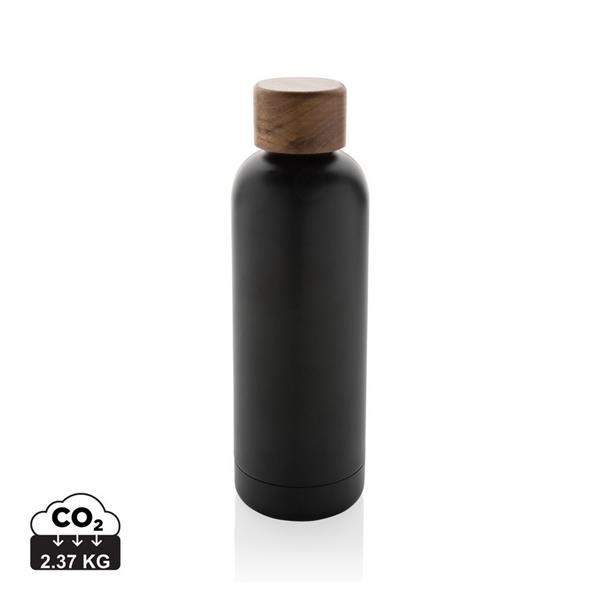 Butelka termiczna 500 ml Wood, stal nierdzewna z recyklingu - P435.531