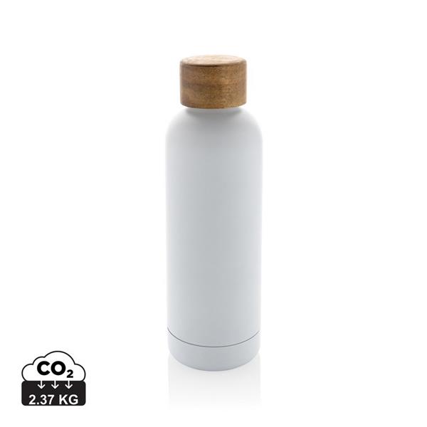 Butelka termiczna 500 ml Wood, stal nierdzewna z recyklingu - P435.533