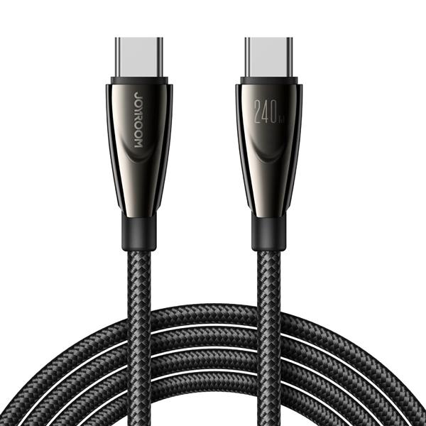 Kabel Joyroom Pioneer Series SA31-CC5 USB-C / USB-C 240W 1.2m - czarny