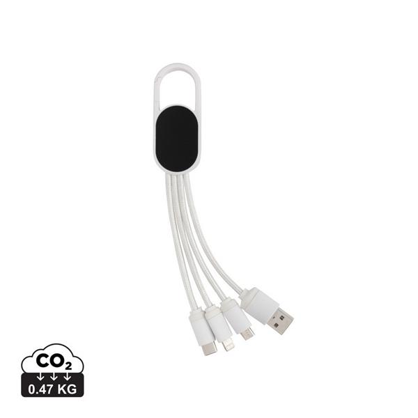 Kabel do ładowania 4 w 1 z karabińczykiem - P302.073