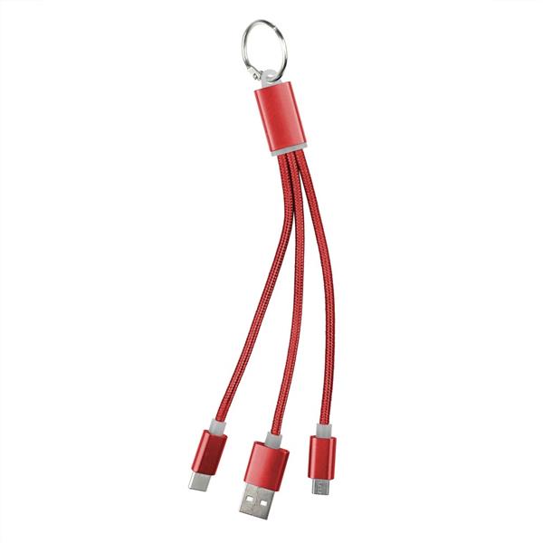 Kabel do ładowania, brelok do kluczy - V0345-05