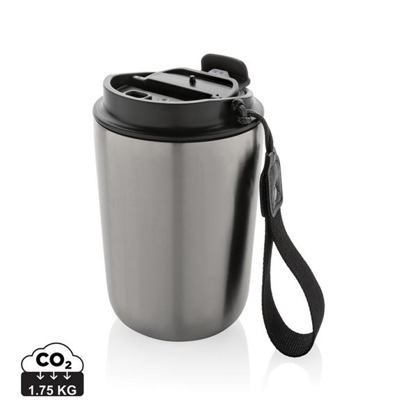 Kubek termiczny 380 ml Cuppa, stal nierdzewna z recyklingu - P435.022