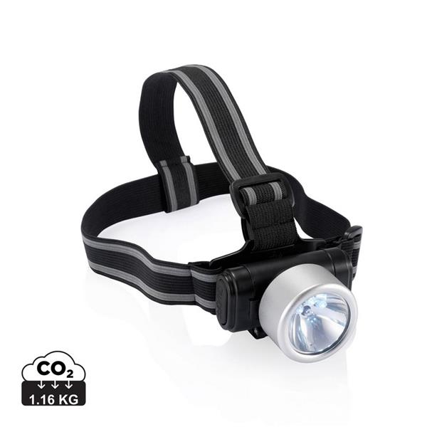 Latarka na głowę 3 LED Everest - P518.020