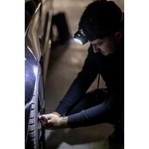 Latarka na głowę ze światłem LED i COB | Chad - V7198/W-03.jpg