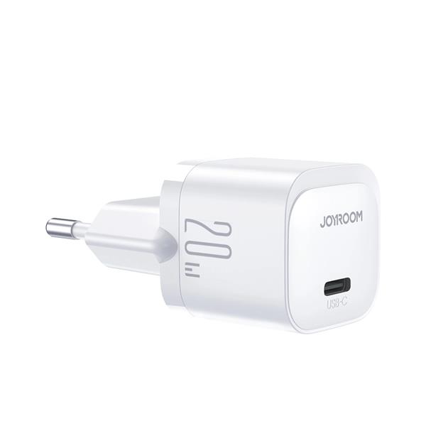 Mini ładowarka USB C 20W PD Joyroom JR-TCF02 - biała