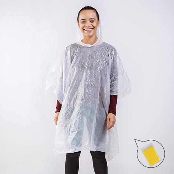 Poncho przeciwdeszczowe z kapturem / SOS Rain