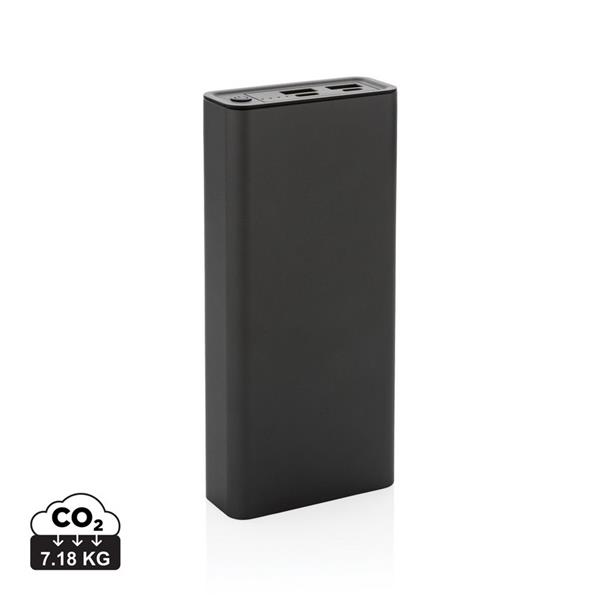 Power bank 20000 mAh Terra, aluminium z recyklingu - P322.632