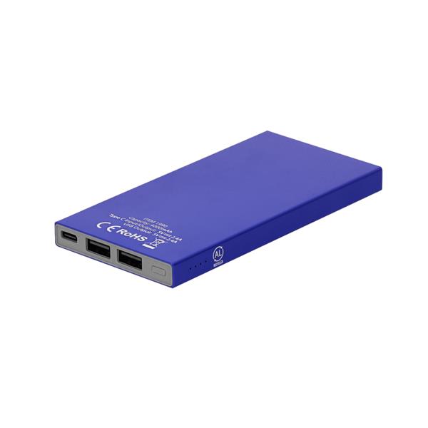 Power bank 4000 mAh z aluminium z recyklingu - V1144-11