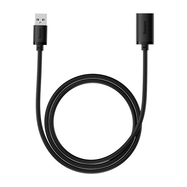 Przedłużacz kabel USB 2.0 1.5m Baseus AirJoy Series - czarny