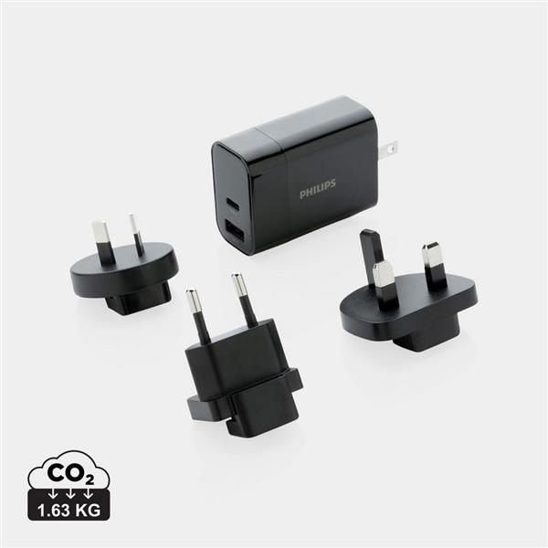 Uniwersalna ładowarka Philips 30W, adapter podróżny - P301.181