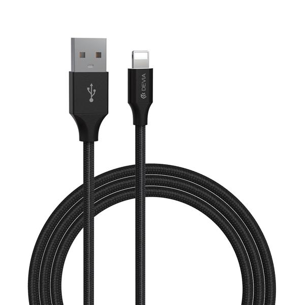 Devia kabel Gracious EC412 USB - Lightning 2,0 m 2,1A czarny