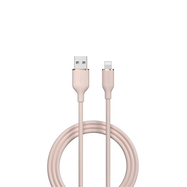 Devia kabel Jelly EC630 USB - Lightning 1,2 m 2,4A różowy