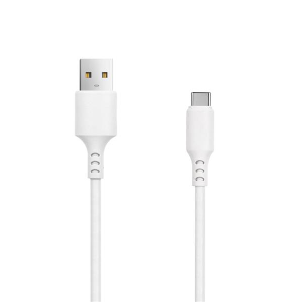 Setty kabel USB - USB-C 1,0 m 2A biały NEW