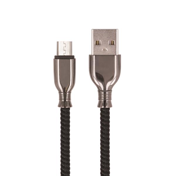 Setty kabel USB - microUSB 1,0 m 3A FC-M czarny