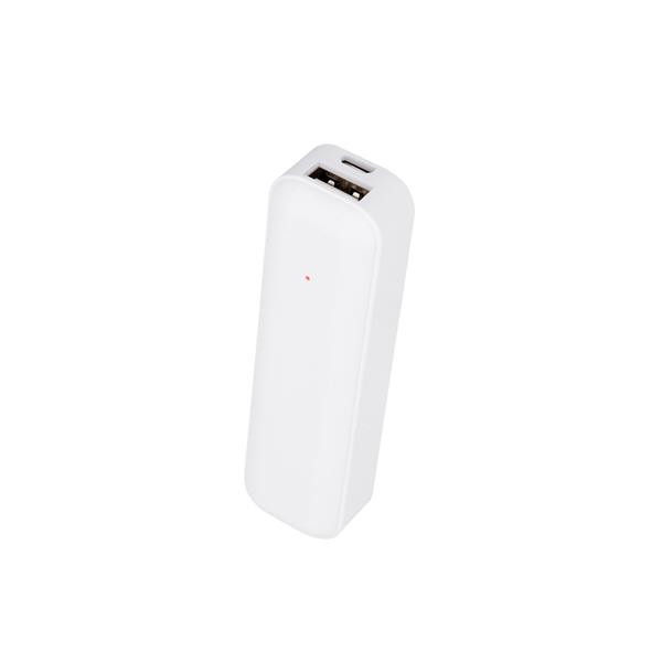 Setty power bank 2600 mAh mini biały