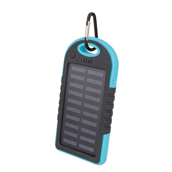 Setty power bank solarny 5000 mAh niebieski