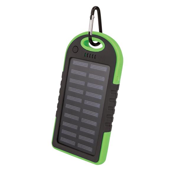 Setty power bank solarny 5000 mAh zielony SPBS-05