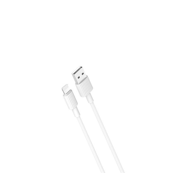 XO kabel NB156 USB - Lightning 1,0 m 2,4A biały