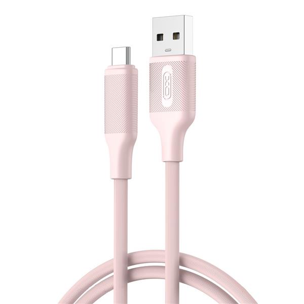 XO kabel NB265 USB - USB-C 1,0m 3A różowy