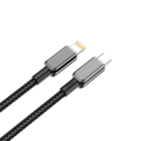 XO kabel NB-Q250A PD USB-C - Lightning 1,0m 27W czarny