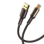 żXO Clear kabel NB229 USB - USB-C 1,0 m 2,4A czarny