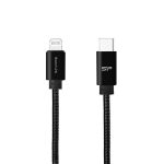KABEL DO TRANSFERU DANYCH LK30CL Type C - MFi Lightning - czarny