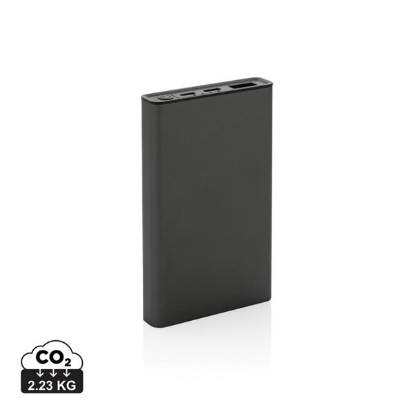 Power bank 5000 mAh Terra, aluminium z recyklingu - P322.682