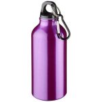 Aluminiowa butelka na wodę Oregon z karabińczykiem o pojemności 400 ml