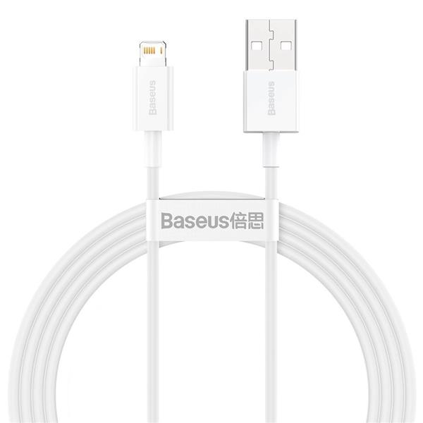 Baseus Superior kabel USB - Lightning 2,4A 1,5 m Biały (CALYS-B02)