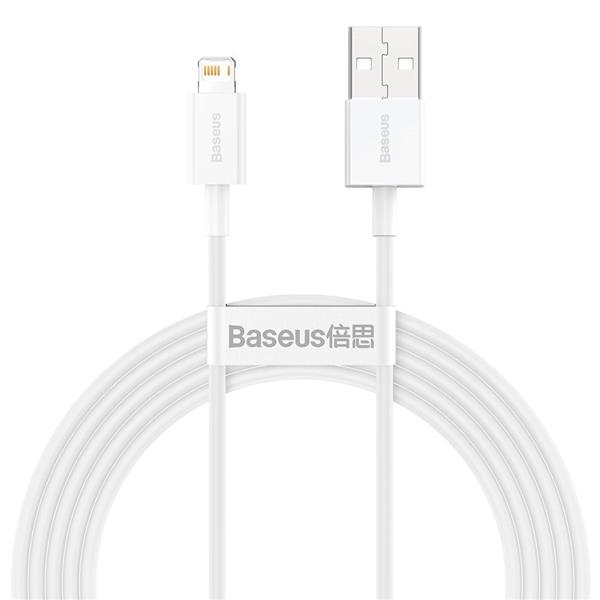 Baseus Superior kabel USB - Lightning 2,4A 2 m Biały (CALYS-C02)
