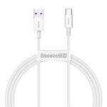 Baseus Superior kabel USB - USB Typ C 66 W 6A 1 m Biały (CATYS-02)