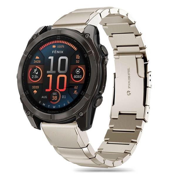 Bransoletka Tech-Protect SteelBand na Garmin Fenix 5 / 6 / 6 PRO / 7 / 8 (47 MM) / E - tytanowe