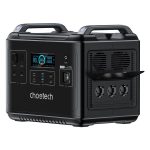 Choetech przenośna stacja zasilania LiFePO4 1997Wh 2000W powerbank czarny (BS006 Super Mini)