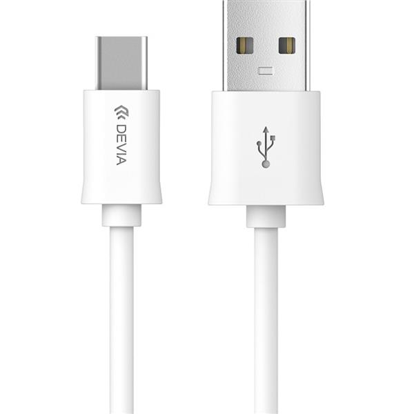 Devia kabel Smart EC082 USB - USB-C 1,0 m 2,1A biały
