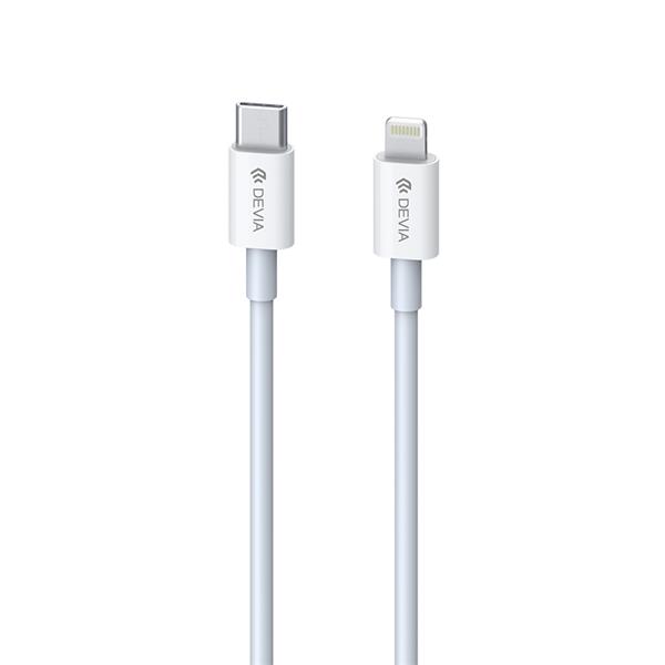 Devia kabel Smart EC146 PD USB-C - Lightning 1,0 m 20W 3A biały