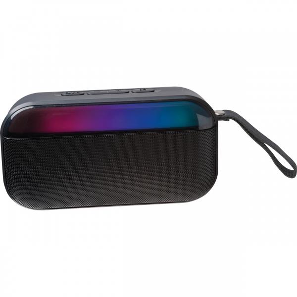 Głośnik bluetooth podświetlany LED - czarny