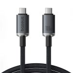 Kabel Baseus Crystal Shine CB000089 USB-C / USB-C USB3.2 100W 20Gbps 1.5m - czarny