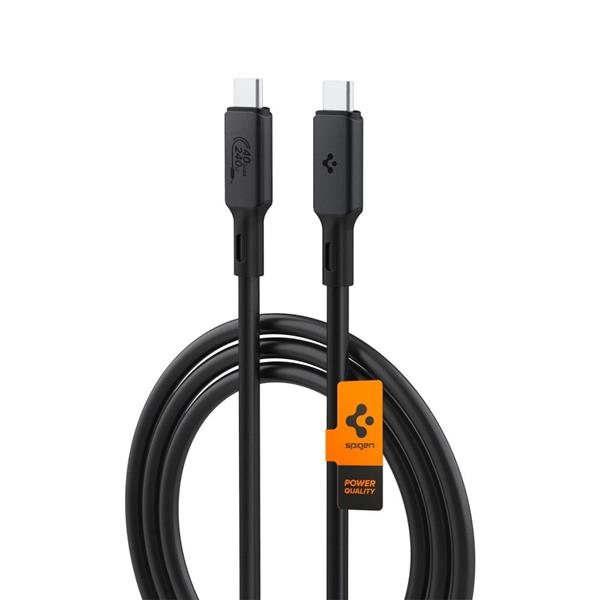 Kabel Spigen ArcWire PB2203 USB-C - USB-C PD240W 120 cm - czarny