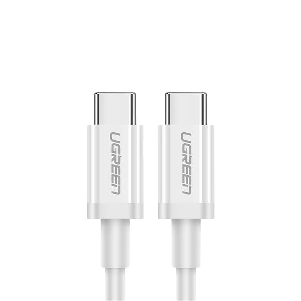 Kabel Ugreen US264 60518 USB-C / USB-C PD QC AFC 1m - biały